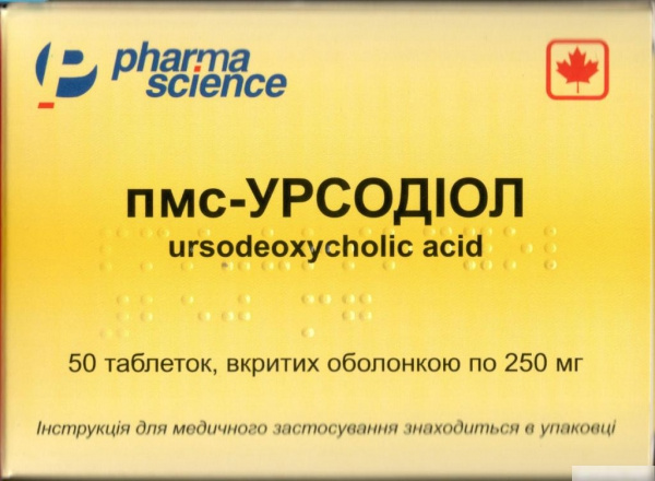 ПМС-УРСОДИОЛ табл. п/о 250 мг блистер №50