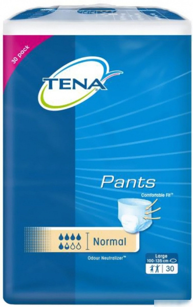 ПІДГУЗКИ для дорослих «TENA PANTS NORMAL» для захисту при нетриманні large №30