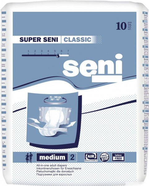ПІДГУЗКИ для дорослих SUPER SENI CLASSIC medium №30