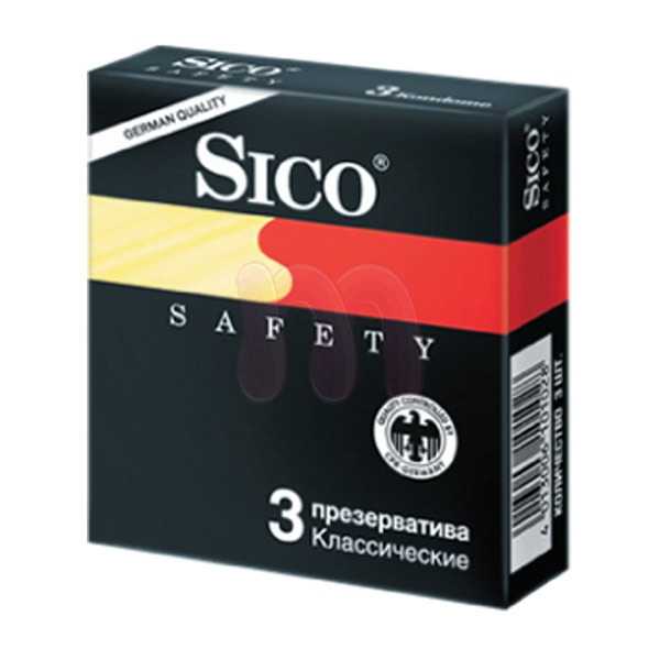 Презервативы сико "Sico" safety классические № 3. 