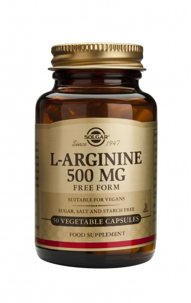 СОЛГАР L-АРГИНИН 500 мг капс. 675 мг фл. №50