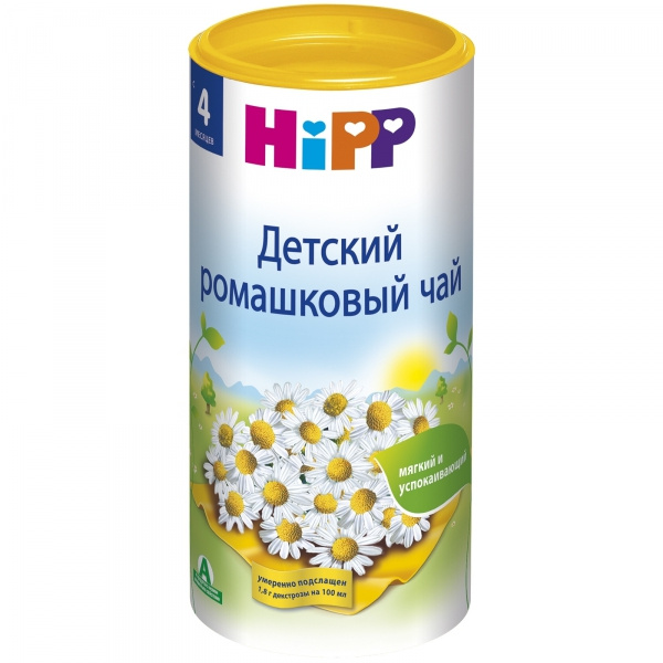 ЧАЙ ДЕТСКИЙ HIPP 200 г, с 4 мес. ЧАЙ ДЕТСКИЙ HIPP 200 г, с 4 мес.