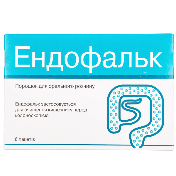 ЕНДОФАЛЬК порошок для виготовлення розчину для перорального застосування 55,318г пакетик №6