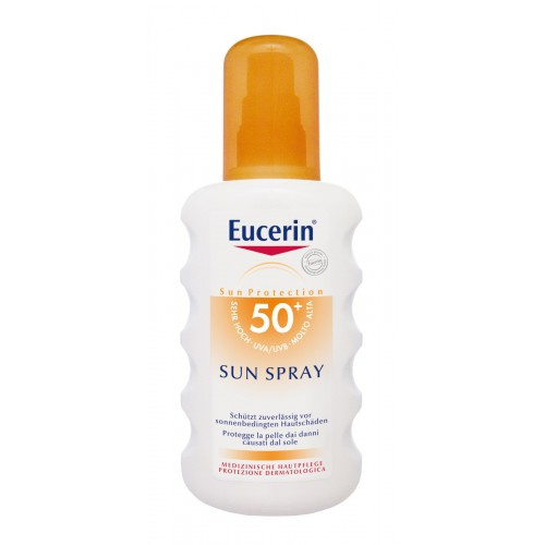 ЕУЦЕРИН «EUCERIN» сонцезахисний прозорий спрей з фактором SPF-50 200мл