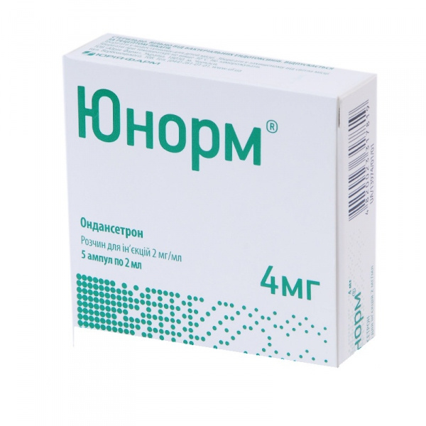 ЮНОРМ раствор для инъекций 2 мг/мл амп. 2 мл №5