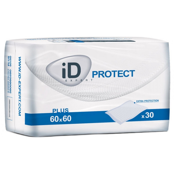 ПЕЛЮШКИ гігієнічні ID PROTECT plus, 60*60см №30