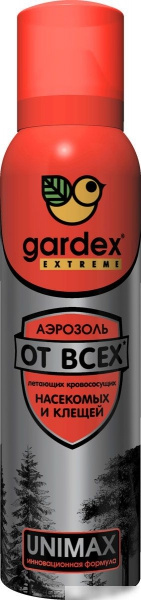 ГАРДЕКС екстрим (GARDEX EXTREME) аерозоль від всіх літаючих кровоссальних комах і кліщів 150мл