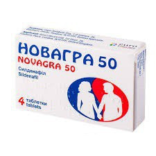 НОВАГРА табл. 50 мг №4