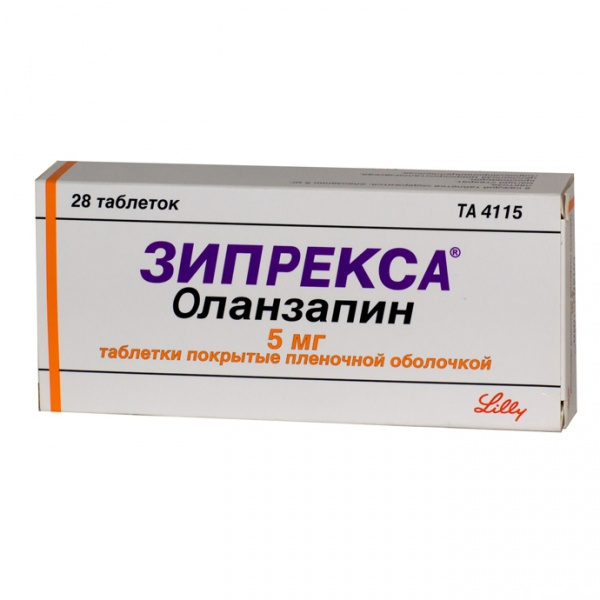 ЗИПРЕКСА табл. п/о 5 мг №28