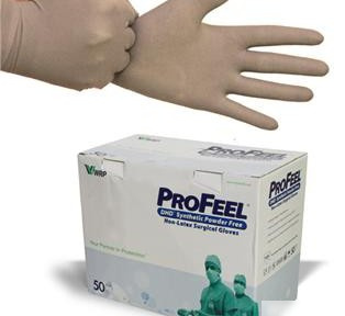 РУКАВИЧКИ хірургічні стерильні «ProFeel DHD Synthetic Powder Free» р. 7 неприпудрені