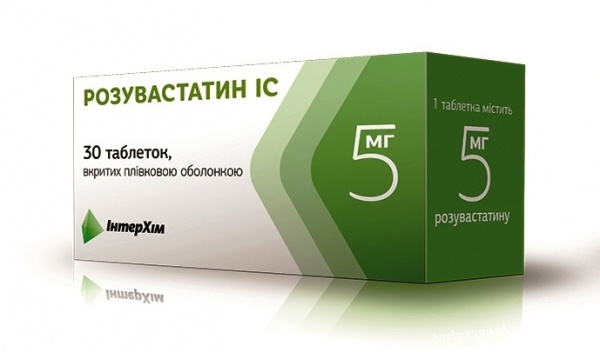 РОЗУВАСТАТИН IC табл. п/о 5 мг №30