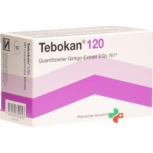 ТЕБОКАН табл. п/о 120 мг №20