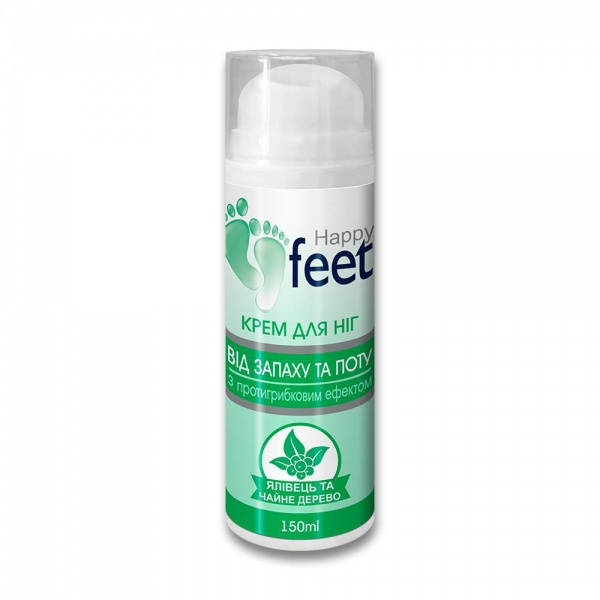 КРЕМ для ніг від запаху і поту Happy Feet 200мл
