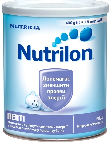 НУТРІЛОН NUTRILON ПЕПТІ-ЮНІОР суміш суха молочна з народження до 6місяців 400г
