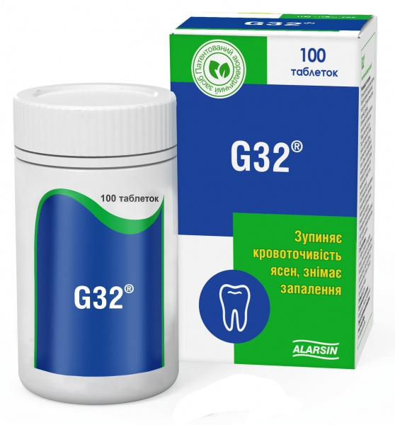 G32 для десен и зубов табл. №100
