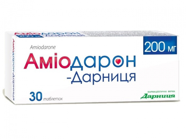 АМИОДАРОН-ДАРНИЦА табл. 200 мг №30