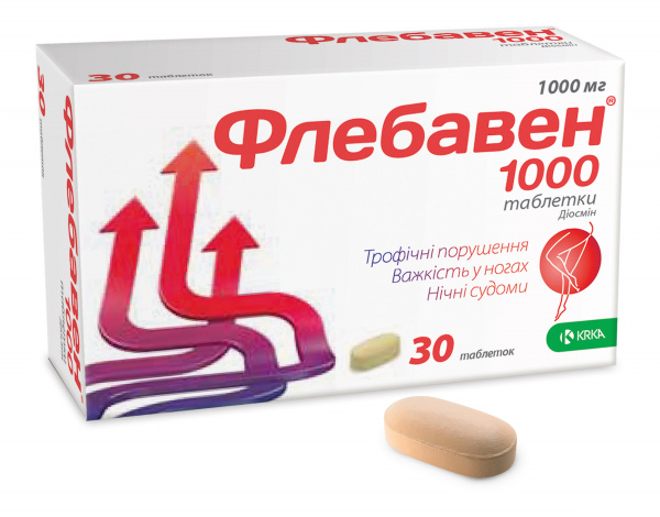 ФЛЕБАВЕН табл. 1000 мг №30