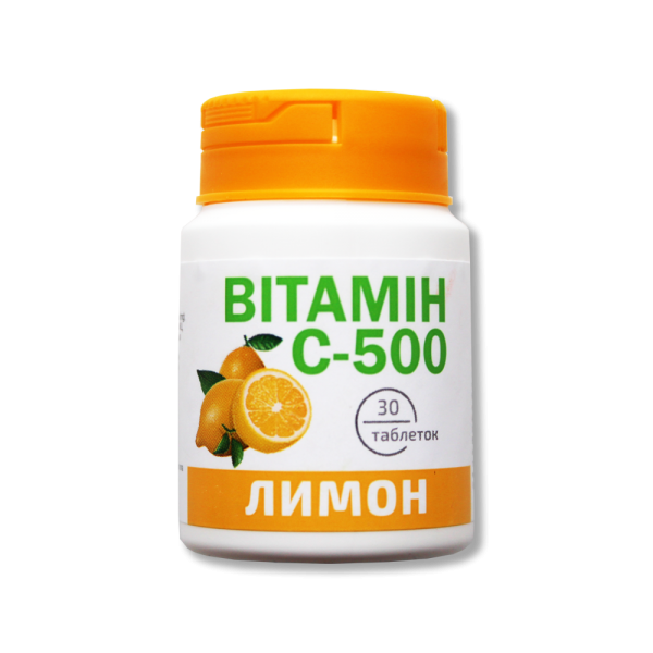 ВИТАМИН C 500 мг табл. со вкусом лимона №30