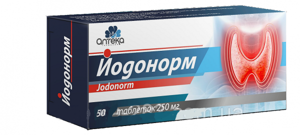 ЙОДОНОРМ табл. 250 мг №50