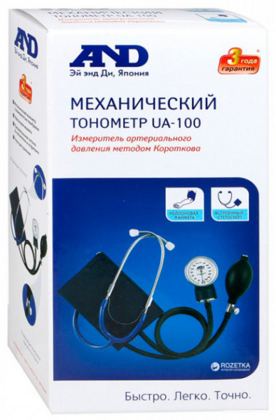 ТОНОМЕТР АНД вимірювач артеріального тиску UA-100