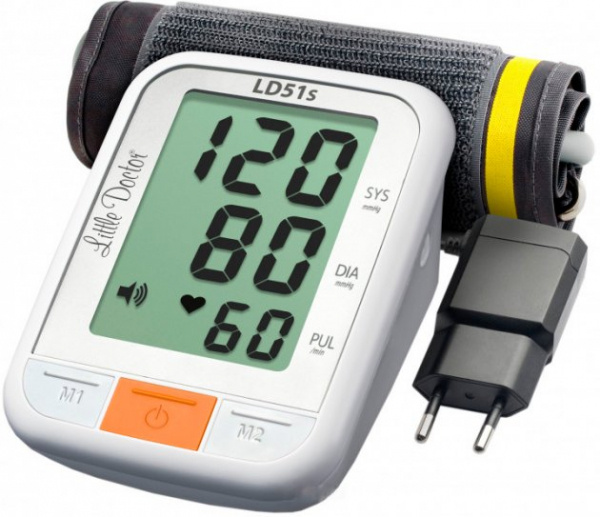 ТОНОМЕТР вимірювач артеріального тиску цифровий LD 51 зі збільшеною манжетою на плече 25-36см