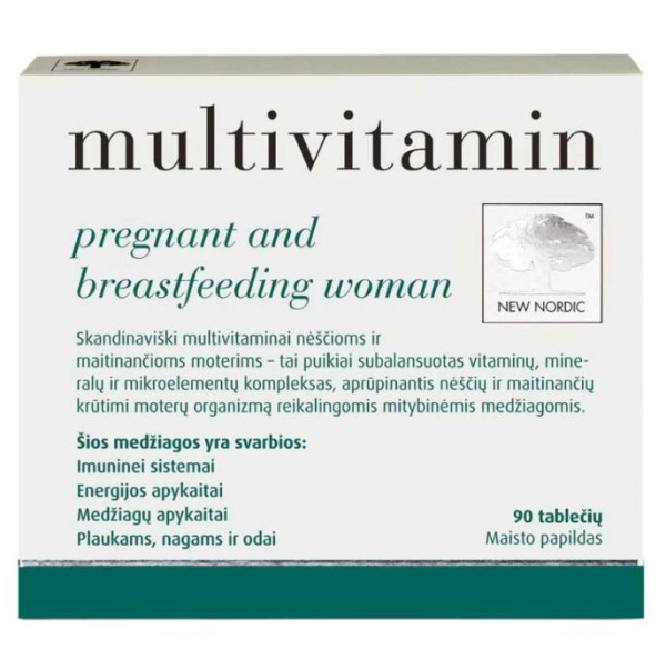 МУЛЬТИВИТАМИНЫ для беременных и кормящих женщин MULTIVITAMIN PREGNANT AND BREASTFEEDING табл. №90