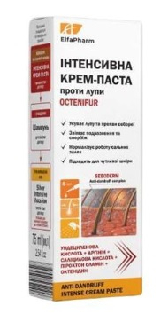 ОКТЕНІФУР інтенсивна крем-паста проти лупи 75мл + лосьйон 250мл + шампунь 9в1 200мл