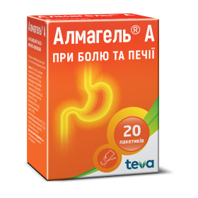 АЛМАГЕЛЬ А суспензия оральн. пакетик 10 мл №20