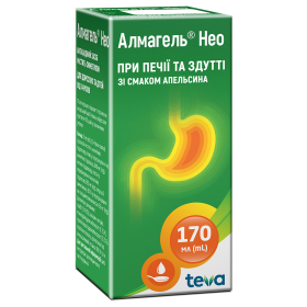 АЛМАГЕЛЬ НЕО суспензия д/перорал. применения фл. 170 мл