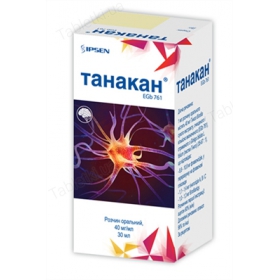 ТАНАКАН р-р оральный 40 мг/мл фл. 30 мл, с дозатором