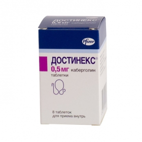 ДОСТИНЕКС табл. 0,5 мг №8
