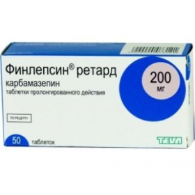 ФИНЛЕПСИН 200 РЕТАРД табл. пролонг. дейст. 200 мг блистер №50
