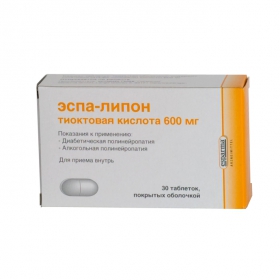ЭСПА-ЛИПОН 600 табл. п/о 600 мг №30