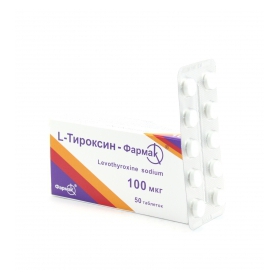 L-ТИРОКСИН-Фармак табл. 100мкг №50