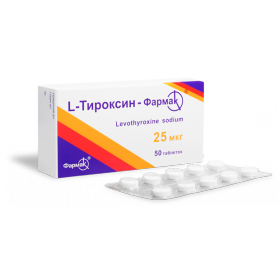 L-ТИРОКСИН-Фармак табл. 25мкг №50
