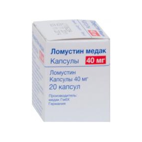 ЛОМУСТИН МЕДАК капс. 40 мг контейнер №20