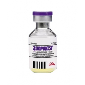 ЗИПРЕКСА порошок лиофил. для приготовления р-ра д/ин. 10 мг фл. №1