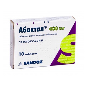 АБАКТАЛ табл. п/плен. оболочкой 400 мг №10