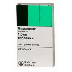 МИРАПЕКС табл. 1 мг блистер №30