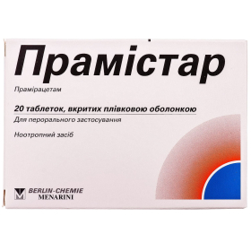 ПРАМІСТАР табл. в/о 600мг №20