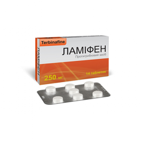 ЛАМИФЕН табл. 250 мг блистер №14