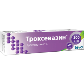 ТРОКСЕВАЗИН гель 2% туба 100г