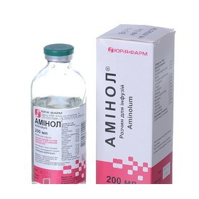 АМИНОЛ р-р д/инф. бутылка 200 мл