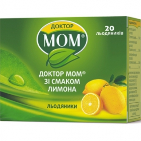 ДОКТОР МОМ зі смаком лимону льодяники №20