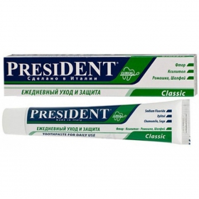 ЗУБНАЯ ПАСТА «PRESIDENT CLINICAL» «CLASSIC» 75 мл