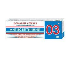 КРЕМ-БАЛЬЗАМ для тіла «ДОМАШНЯ АПТЕЧКА 03» туба 40г антисептичний