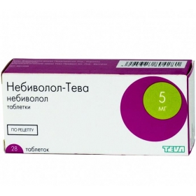 НЕБИВОЛОЛ-ТЕВА табл. 5 мг №28