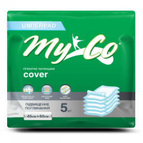 ПЕЛЮШКИ гігієнічні MyCo Cover 60*45см №5