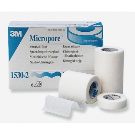 ПЛАСТИР хірургічний micropore мікропор 2,5см*9,1м білий