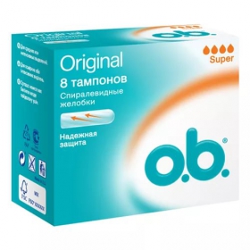 ТАМПОНИ гігієнічні «O.B.» Original super №8